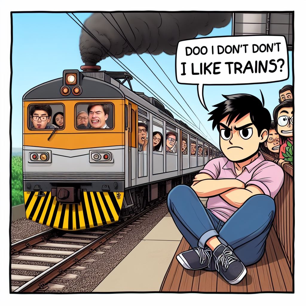 a cool train meme