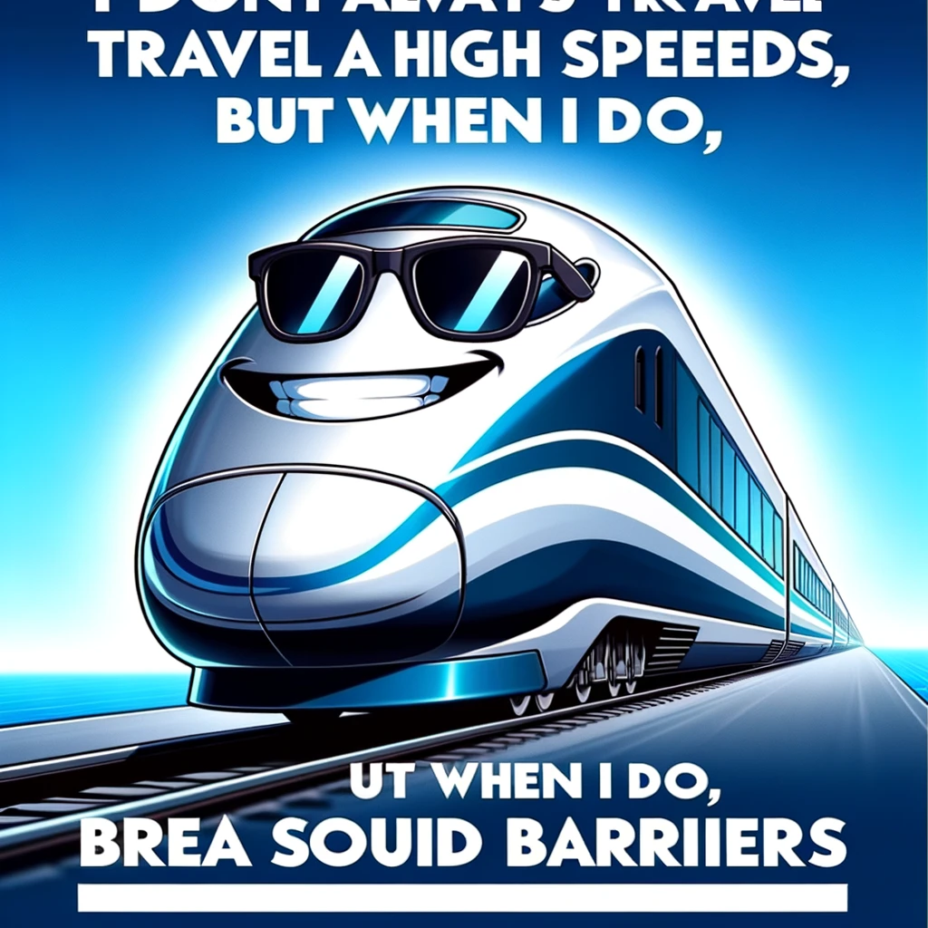 a cool train meme