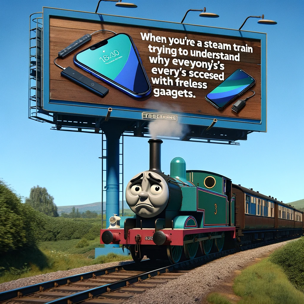 a cool train meme