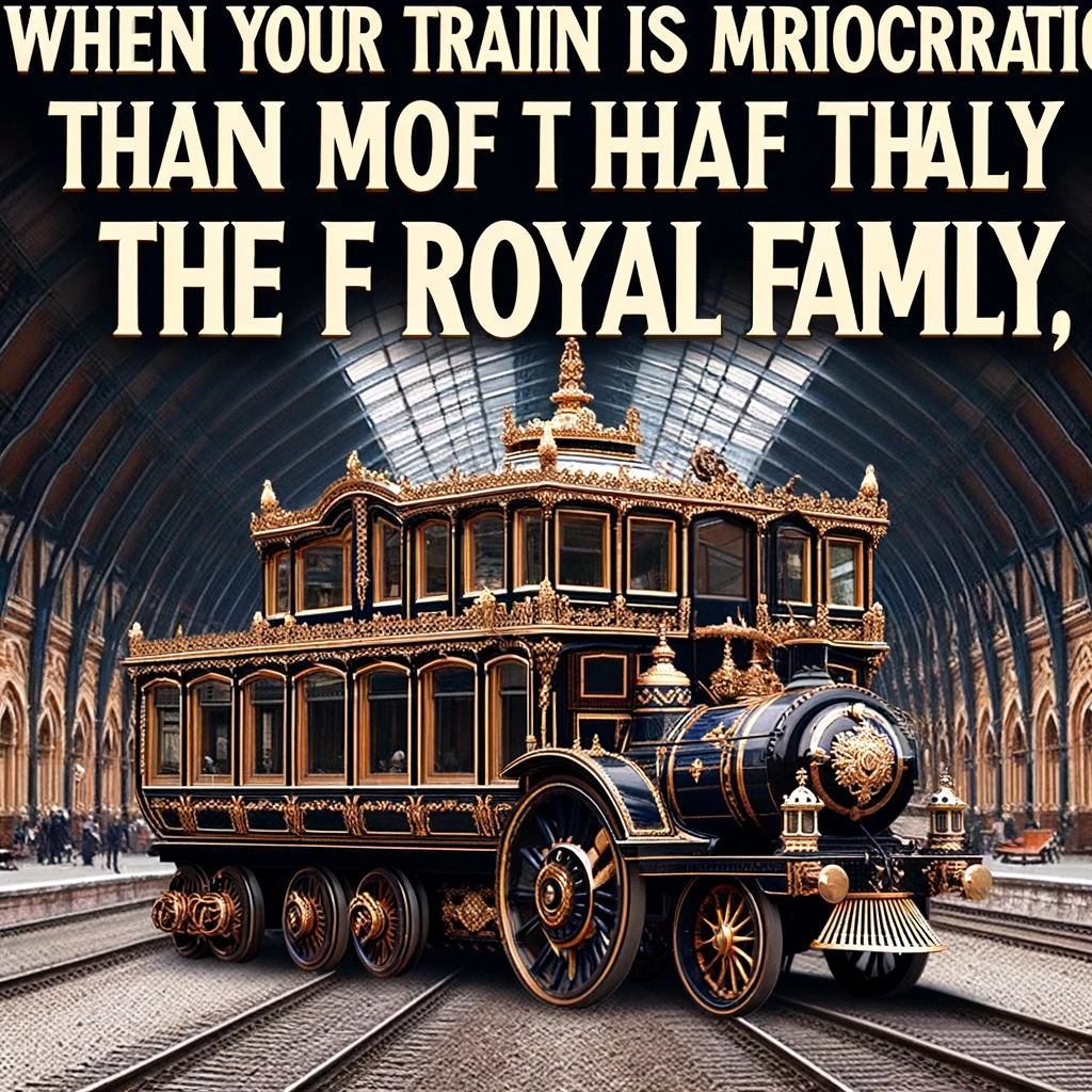 a cool train meme
