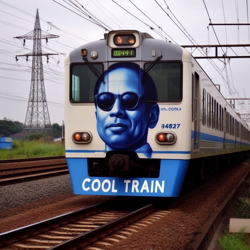 a cool train meme