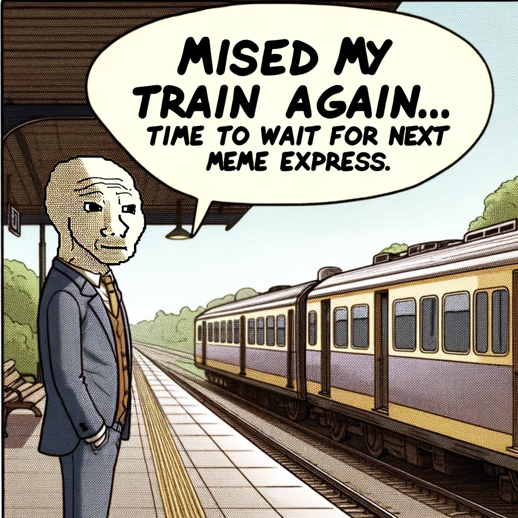a cool train meme