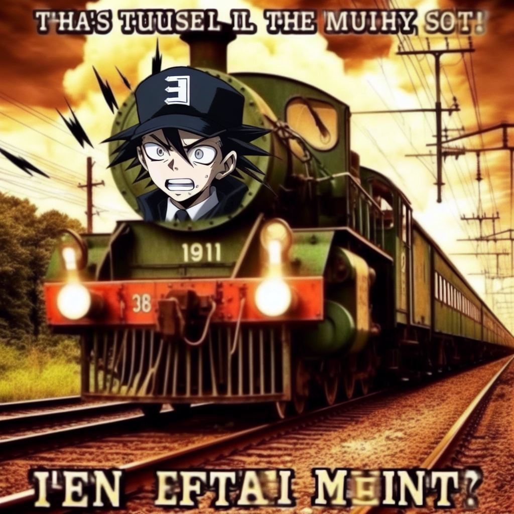 a cool train meme