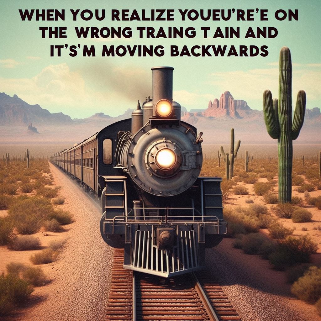 a cool train meme