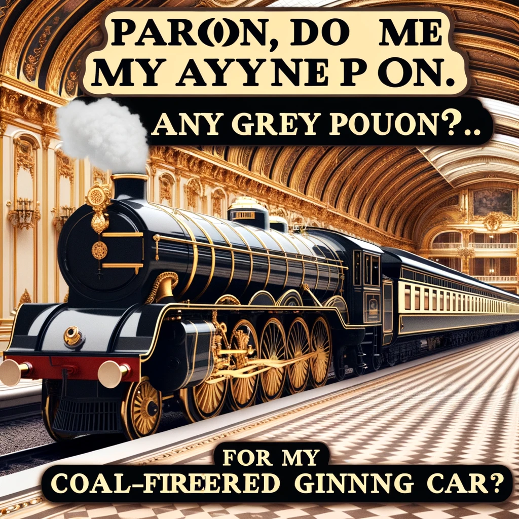 a cool train meme