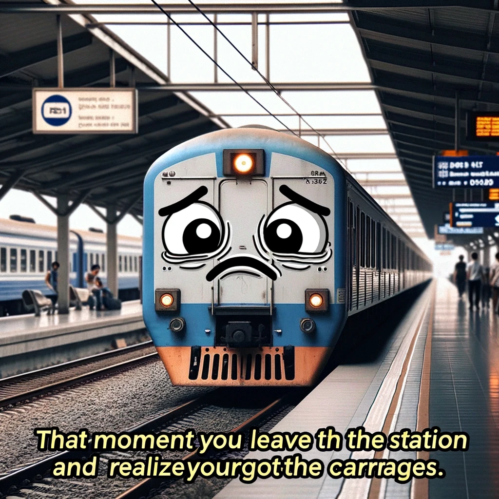 a cool train meme