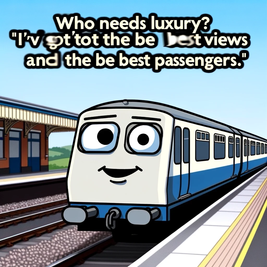 a cool train meme